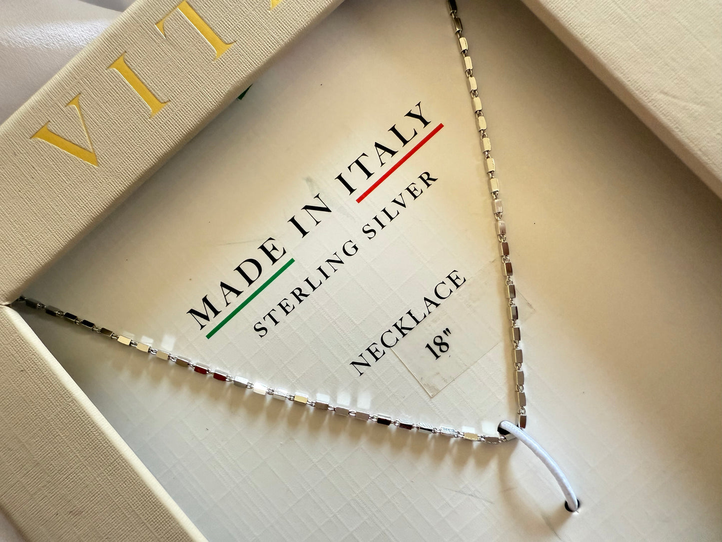 Vita Sterling Silver Barrel Cut Chain