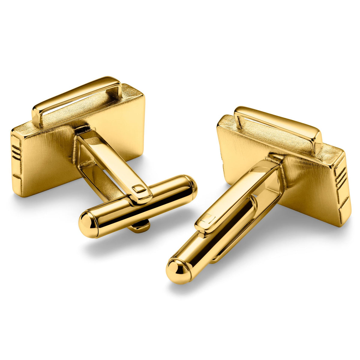 Gold Tone Radio Cufflinks - RSVP Uganda