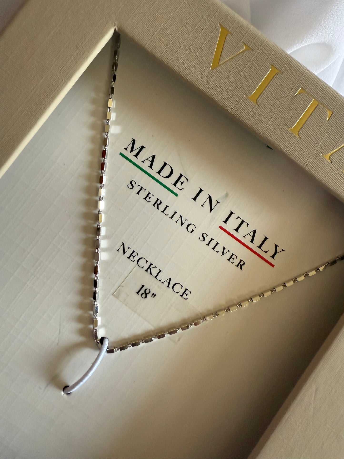 Vita Sterling Silver Barrel Cut Chain