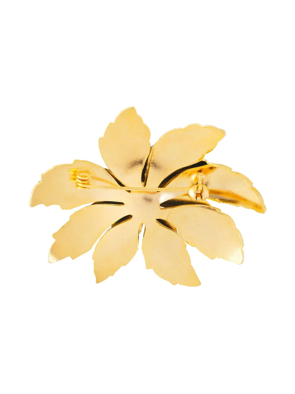 Susan Caplan Vintage Rediscovered 1980s lotus-flower brooch - RSVP Uganda