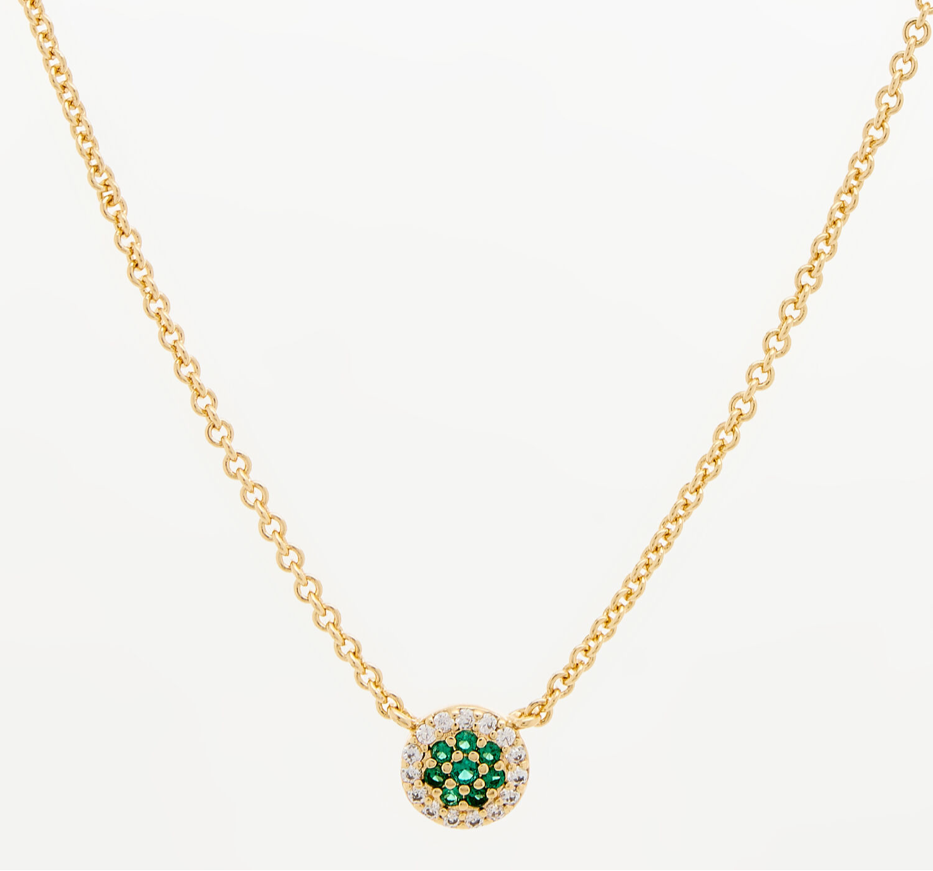 US Polo Assn Celine Necklace - Green