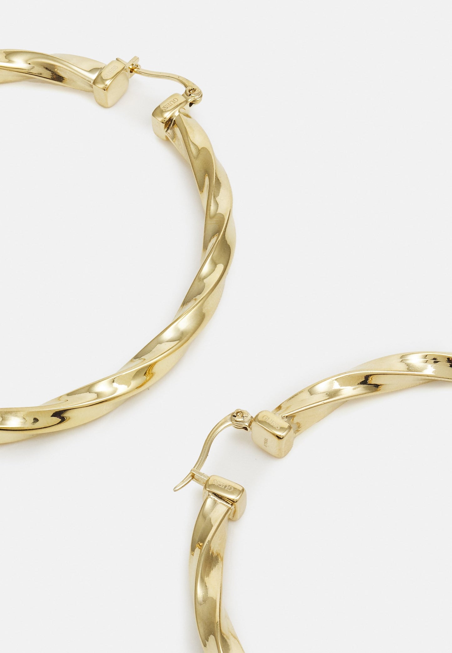 Guess 60mm Twist Hoop Earrings - RSVP Uganda
