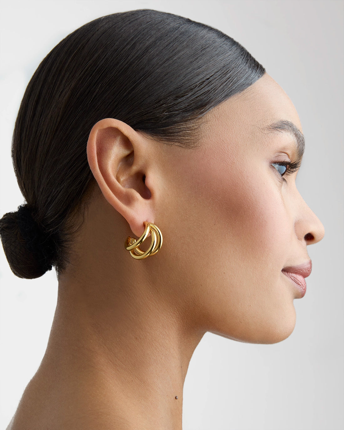 Gold Triology Hoop - RSVP Uganda