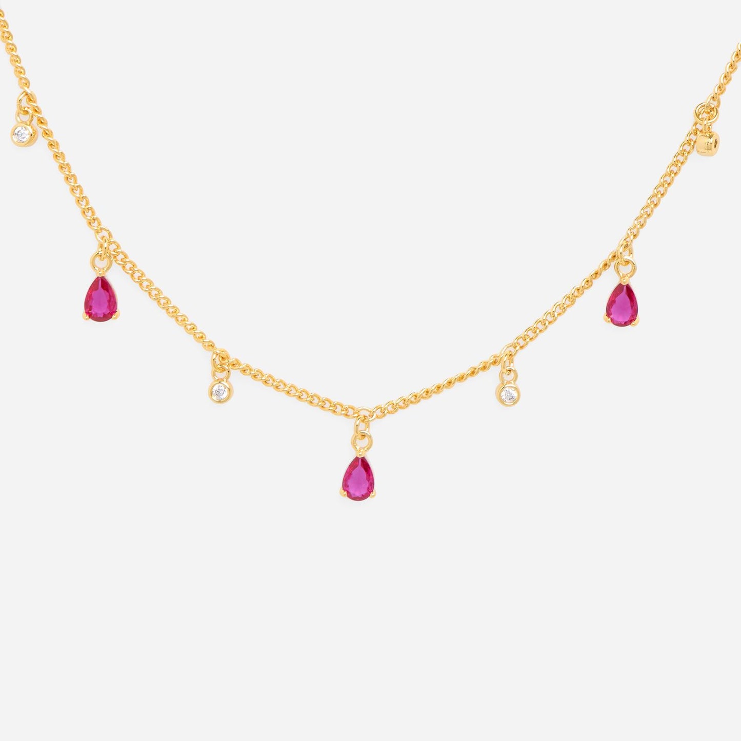 US Polo Assn Gold Plated Nadine Necklace