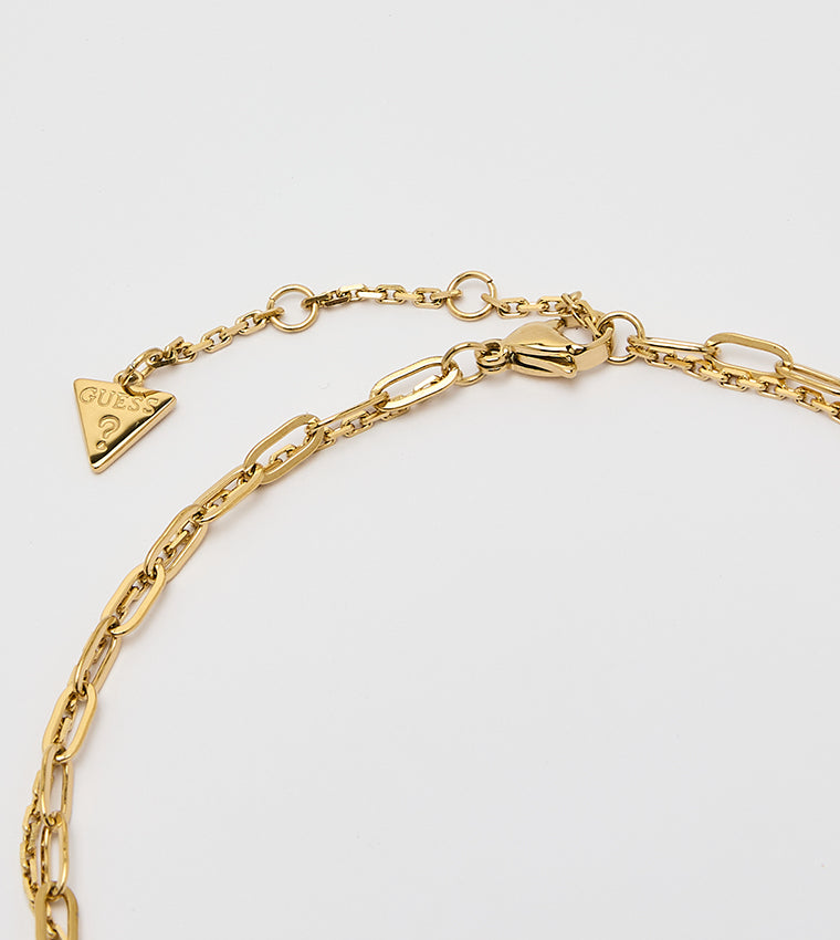 Guess Collana Heart Lock Pendant Necklace - RSVP Uganda