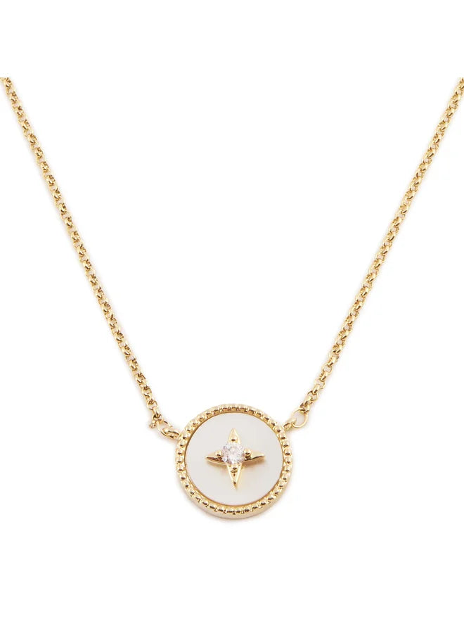 Irine Star Zirconia Pendant Necklace