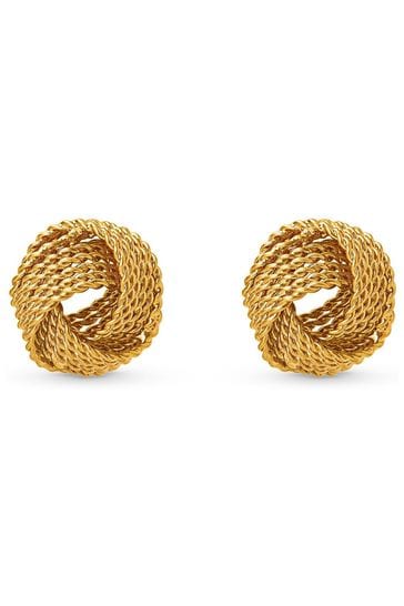 Woven Knot Earrings