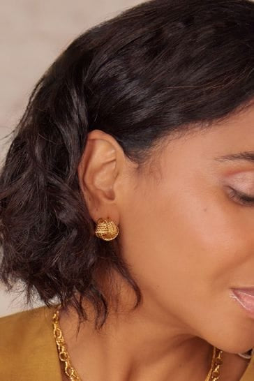 Woven Knot Earrings