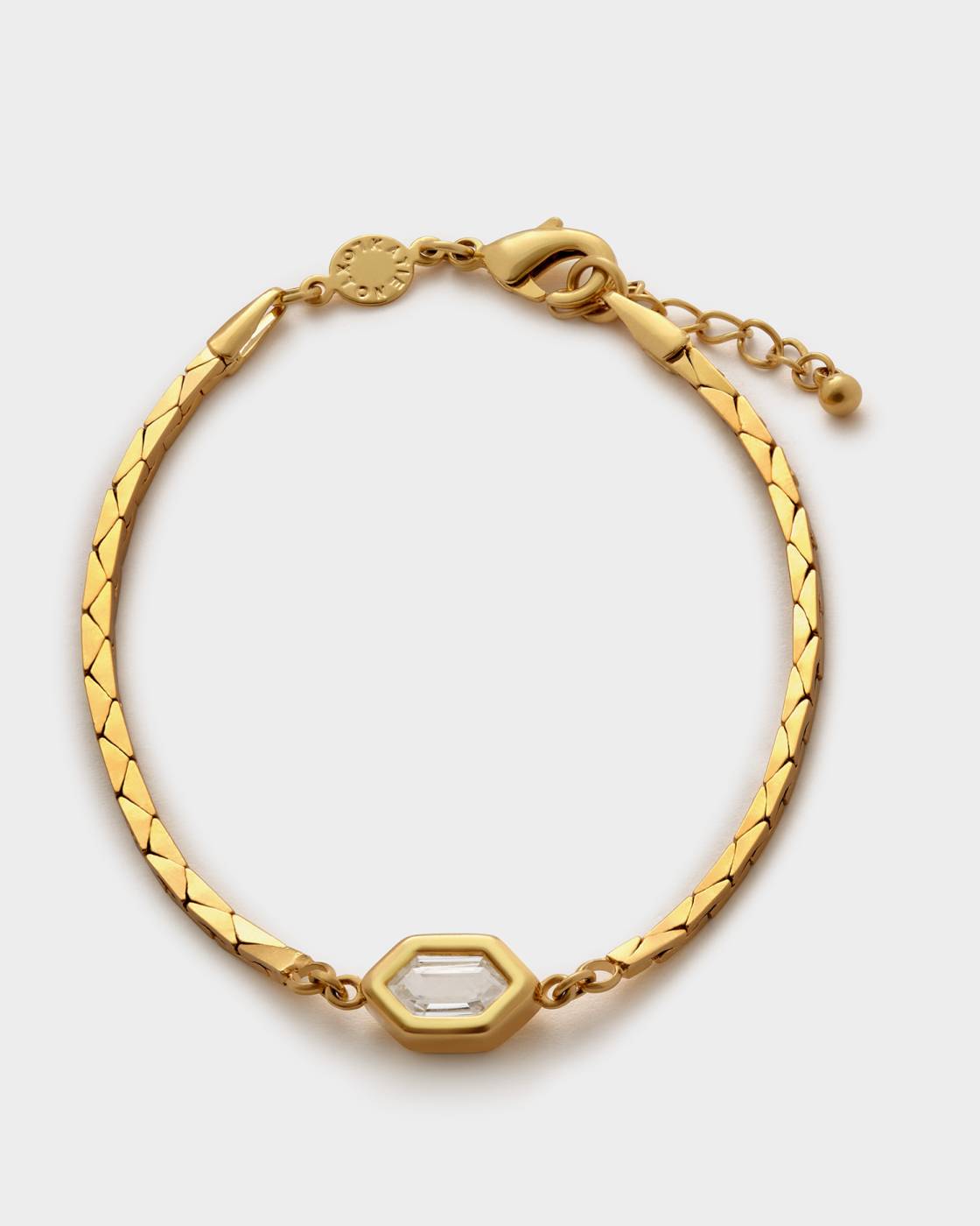 KL Fluid Herringbone Necklace & Bracelet Set