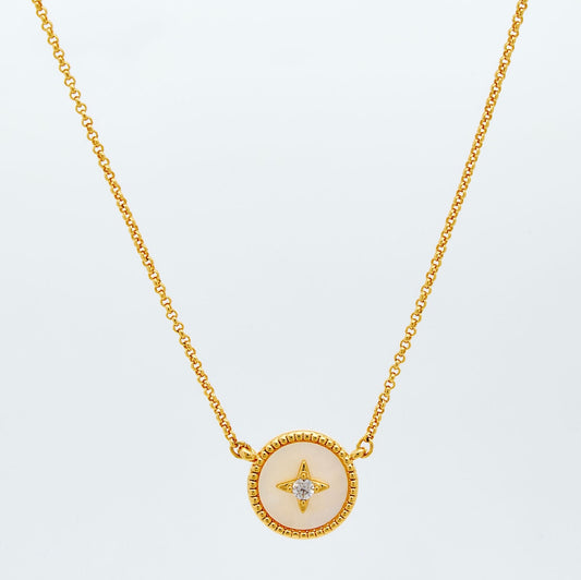 Irine Star Zirconia Pendant Necklace