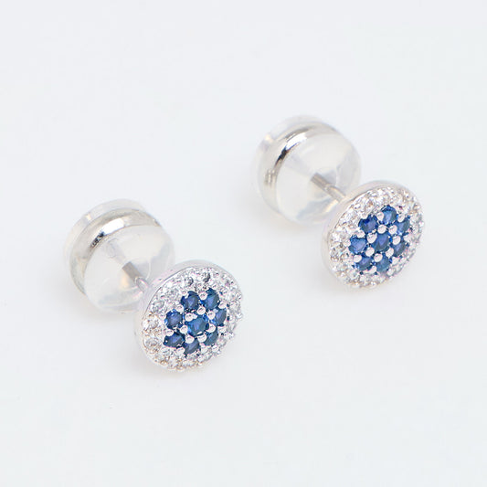 US Polo Assn Celine Blue Stud Earrings