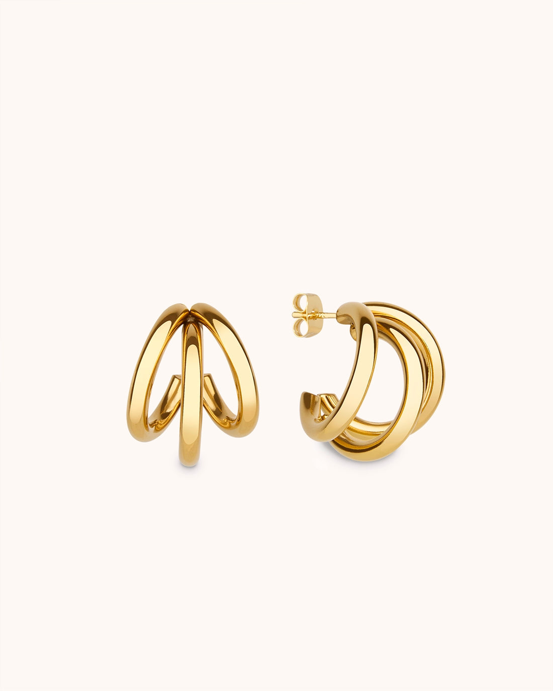 Gold Triology Hoop - RSVP Uganda