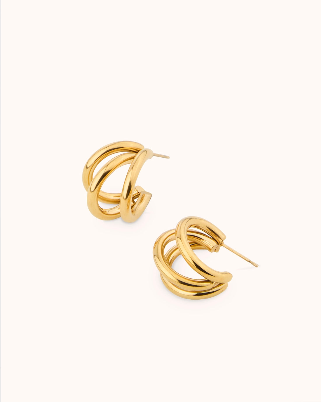 Gold Triology Hoop - RSVP Uganda