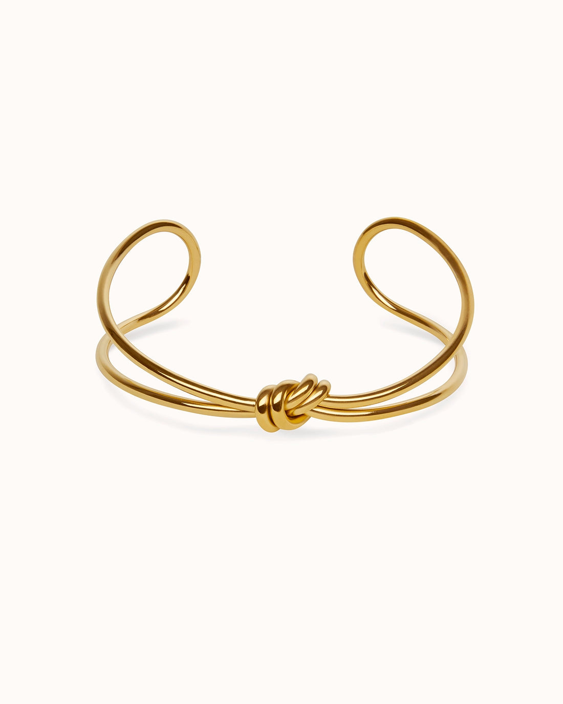 Gold Double Knot Cuff