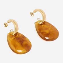 Nali Italy Gold Resin Droplet Earrings - RSVP Uganda