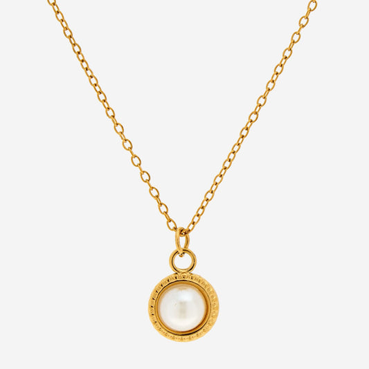 ANDA Pearl Effect Pendant Necklace