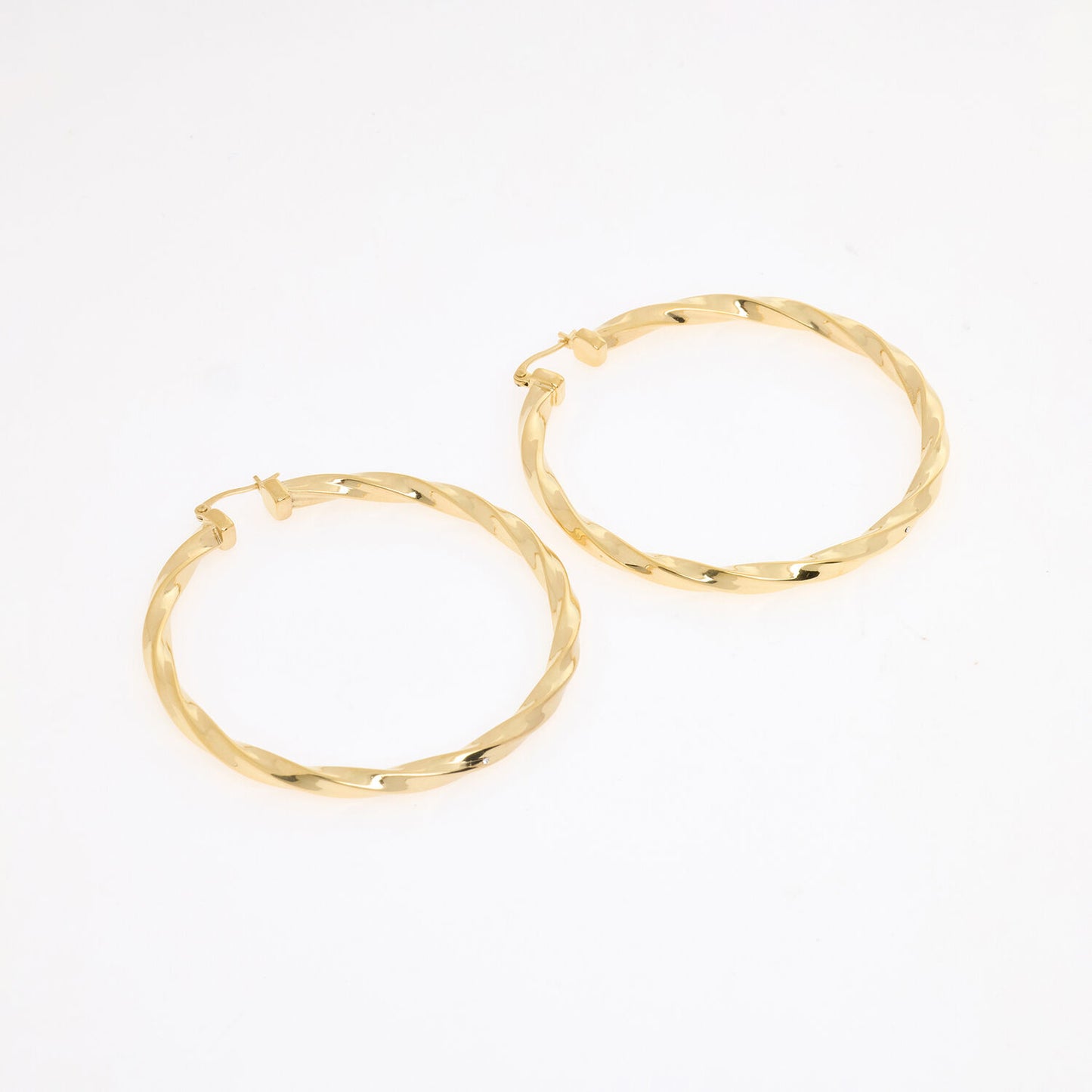 Guess 60mm Twist Hoop Earrings - RSVP Uganda