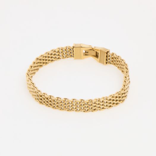 Gold Watch Strap Bracelet