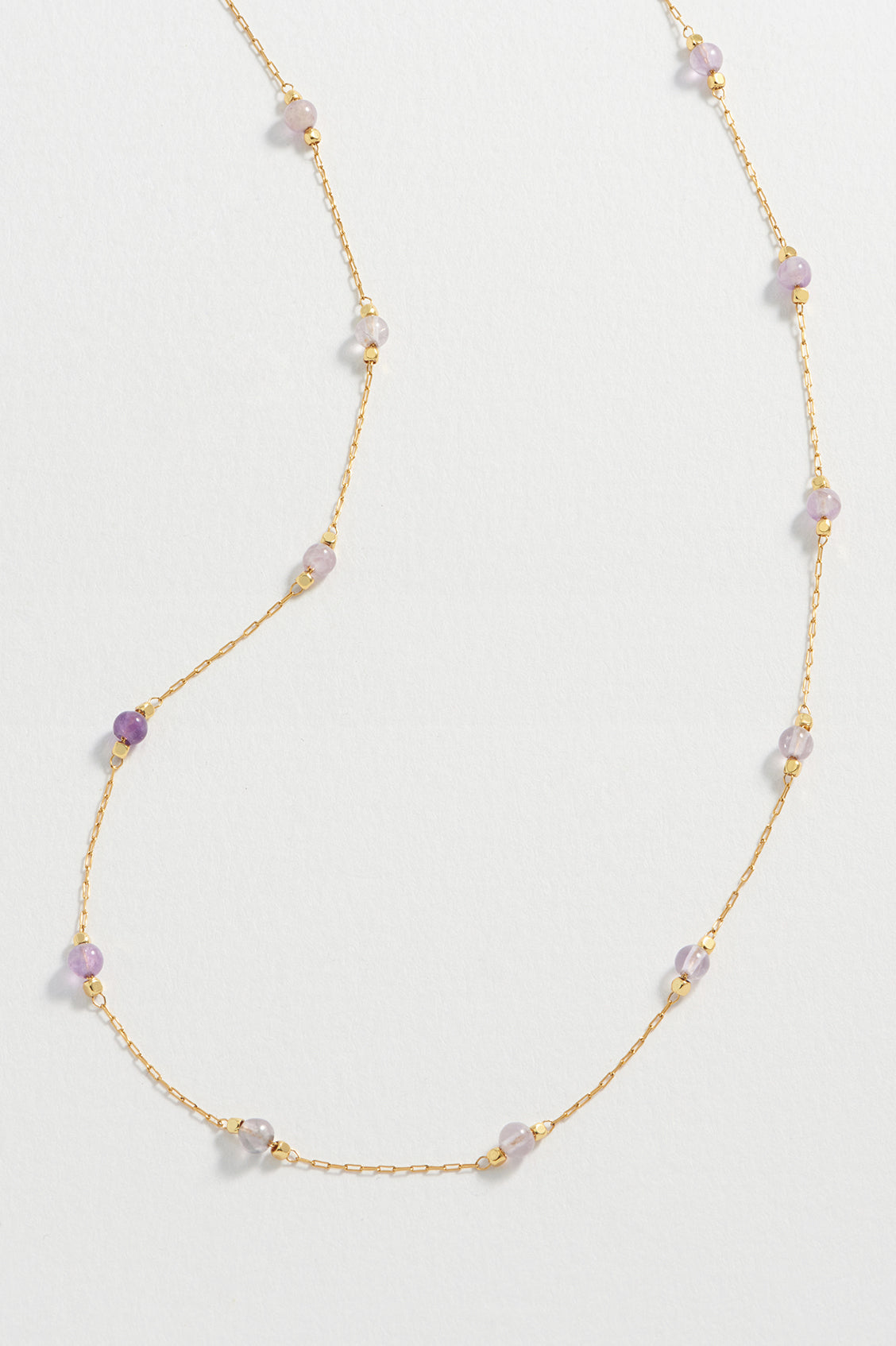 Estella Bartlett Amethyst Gemstone Bead Necklace