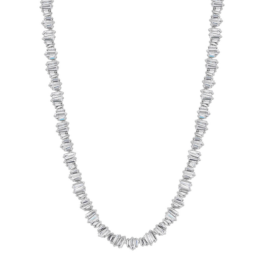 Crystal Allway Baguette Necklace