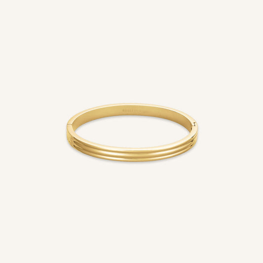 Rosefield Striped Bangle - Gold - RSVP Uganda