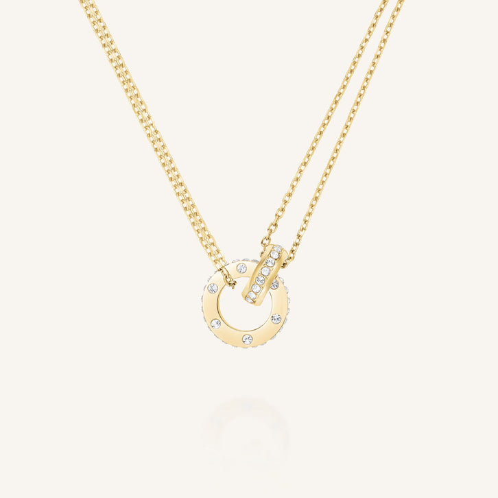 Gold Love Connection Necklace - RSVP Uganda
