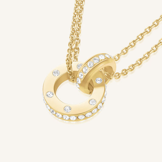 Gold Love Connection Necklace - RSVP Uganda