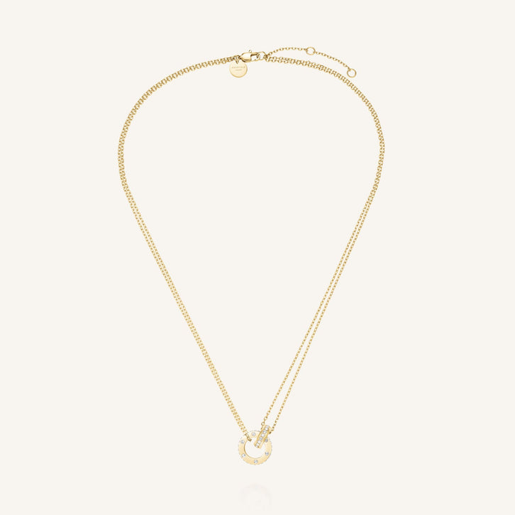 Gold Love Connection Necklace - RSVP Uganda