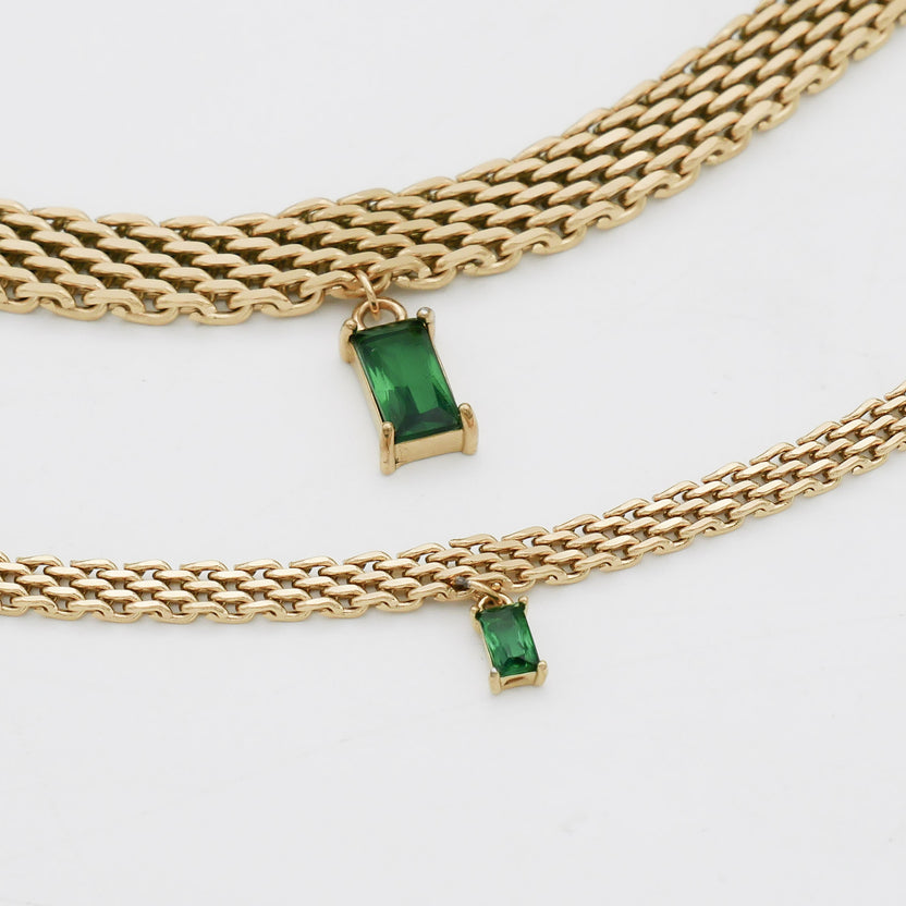 Watch Strap Pendant Necklace & Bracelet Set - RSVP Uganda