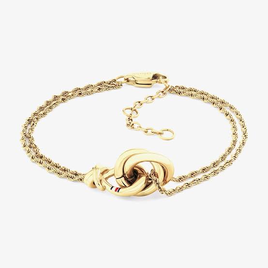 Tommy Hilfigher Nautical Knot Chain Bracelet - RSVP Uganda