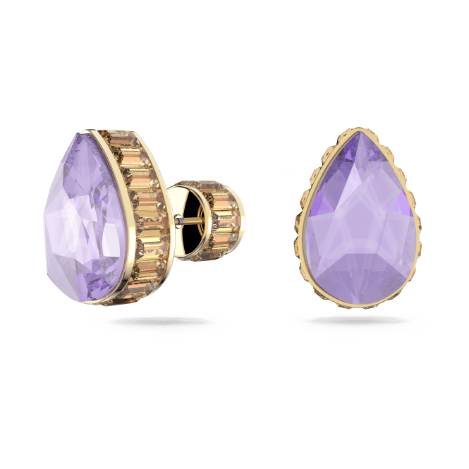 SWAROVSKI Orbita Reversible stud earrings - Lilac